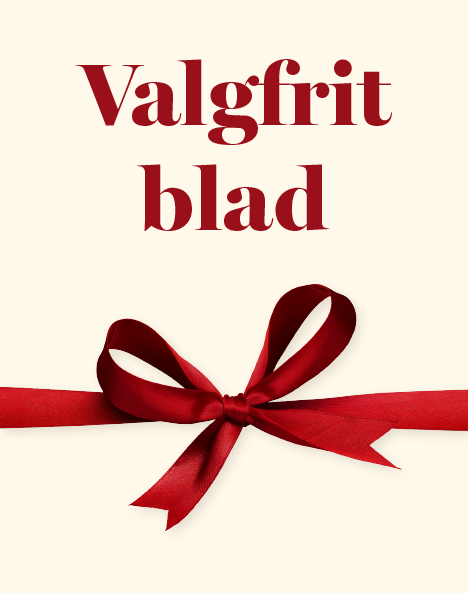 Gavekort til valgfrit blad